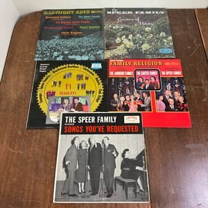The Speer Family and others 5 vinyl record‎ BUNDLE LOT Southern Gospel Religious